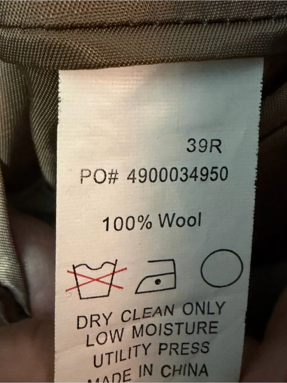 Ralph Lauren Men's Two-Piece Suit in Olive